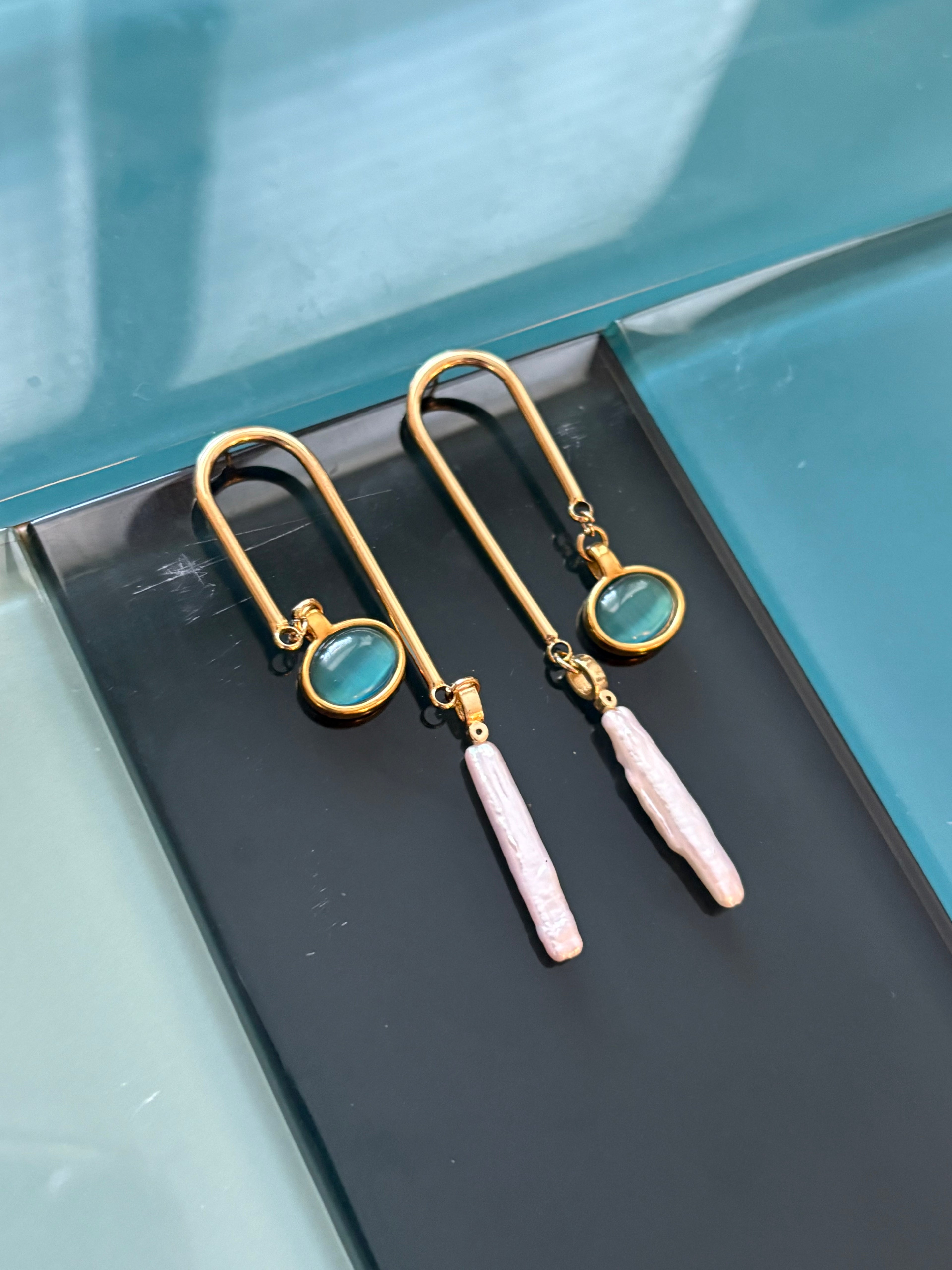 mermaid tail earrings