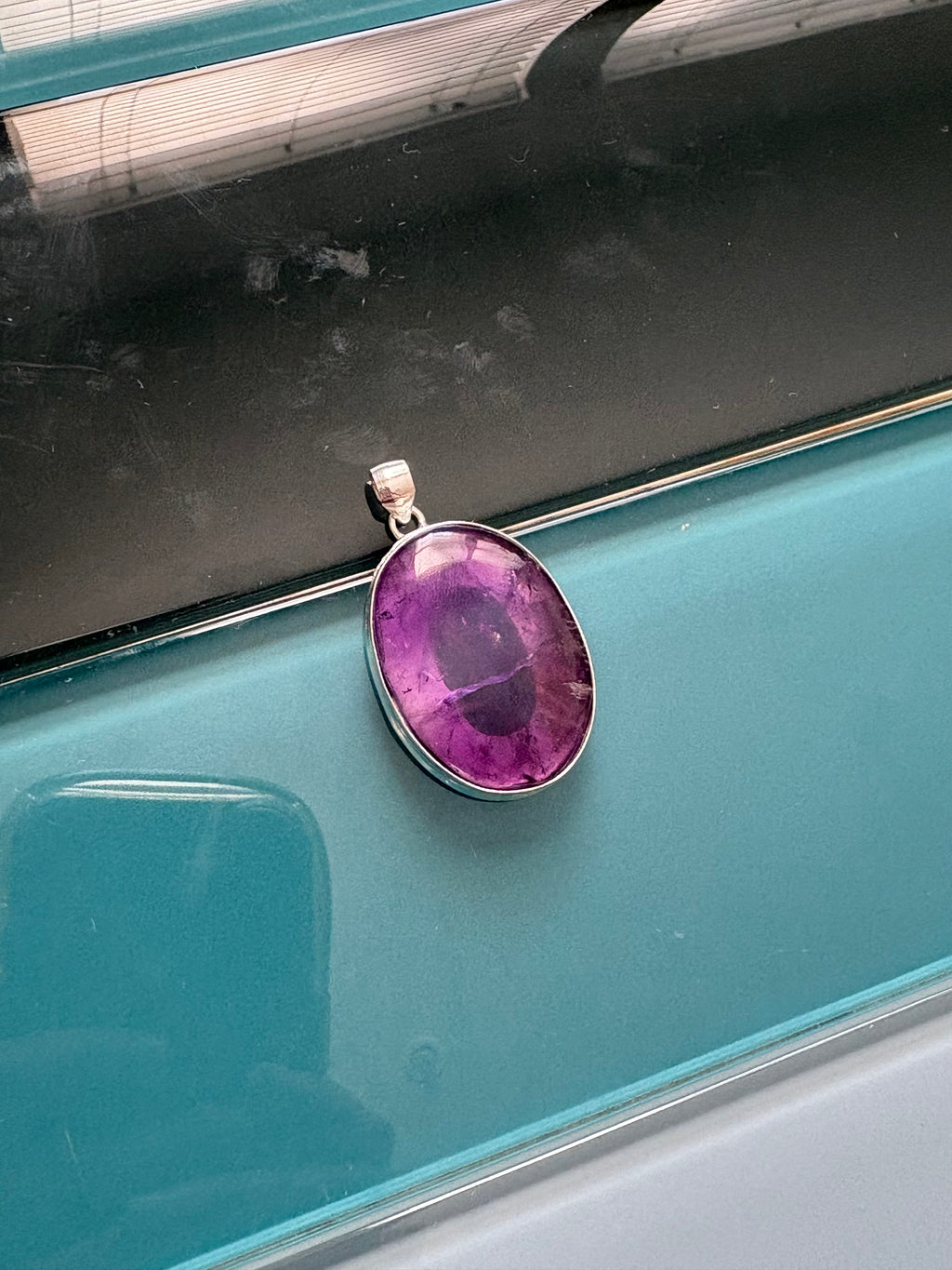 .925 amethyst pendant