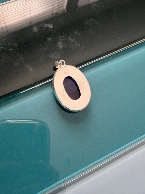 .925 amethyst pendant