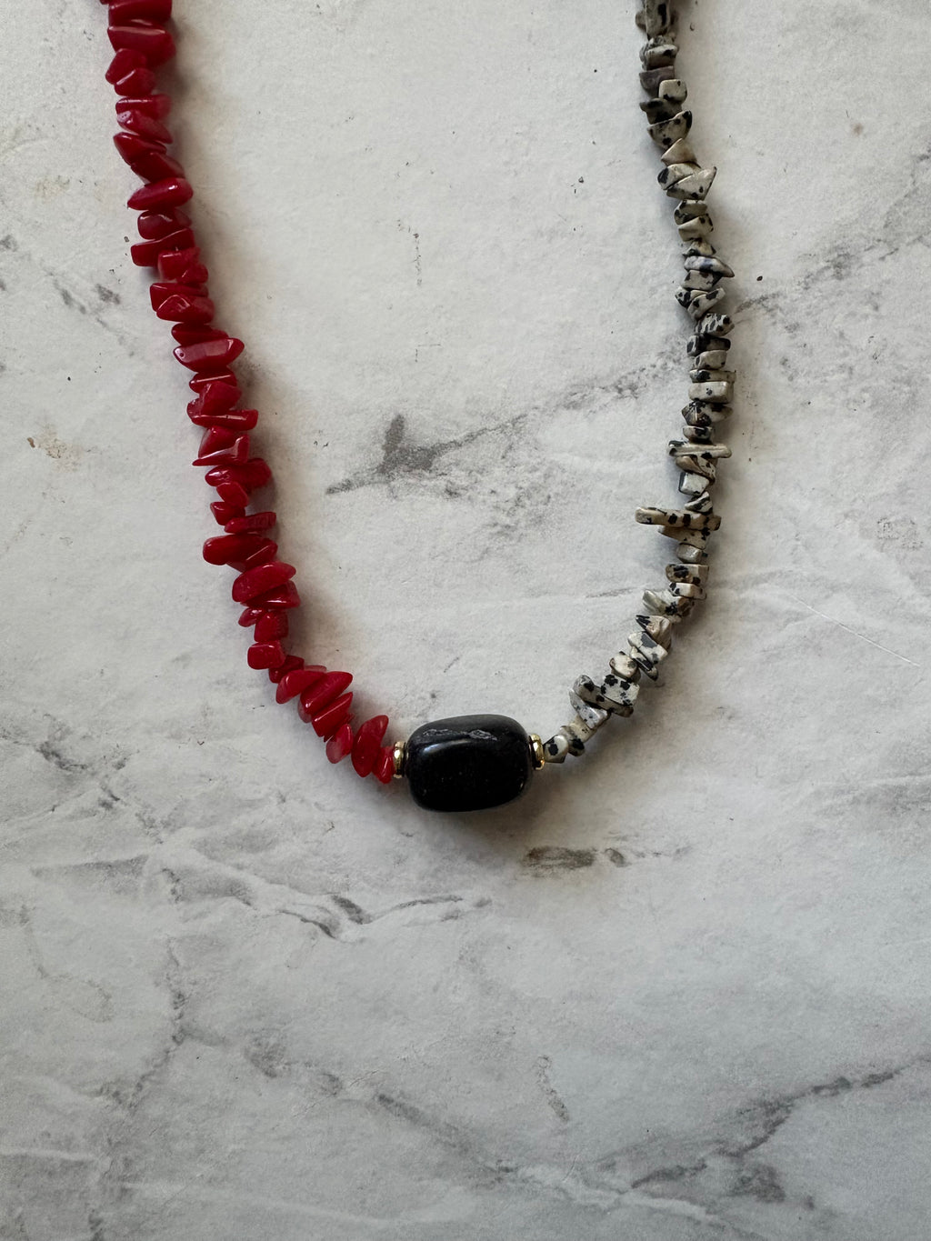 leopard eel necklace