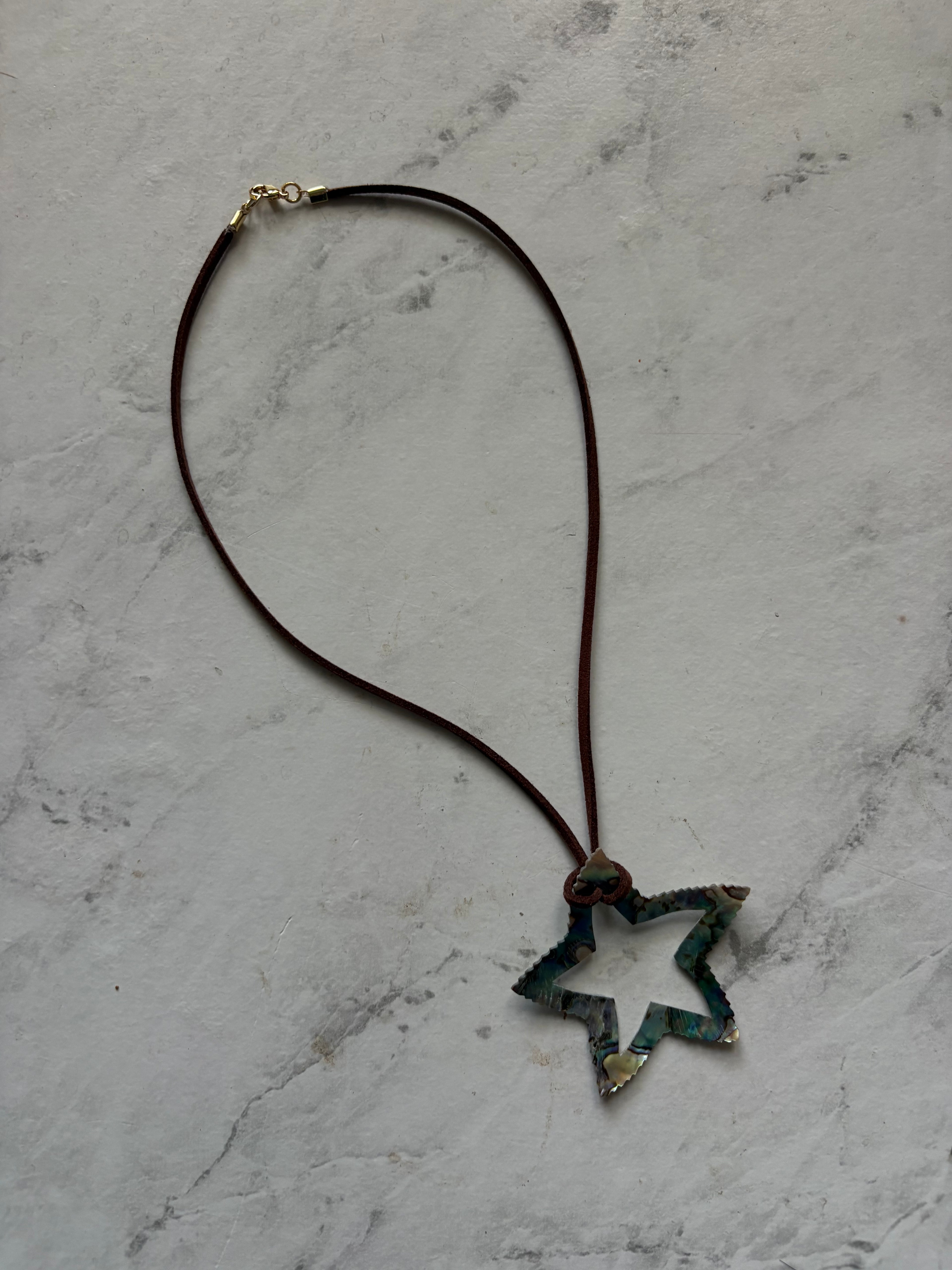 cosmic abalone necklace