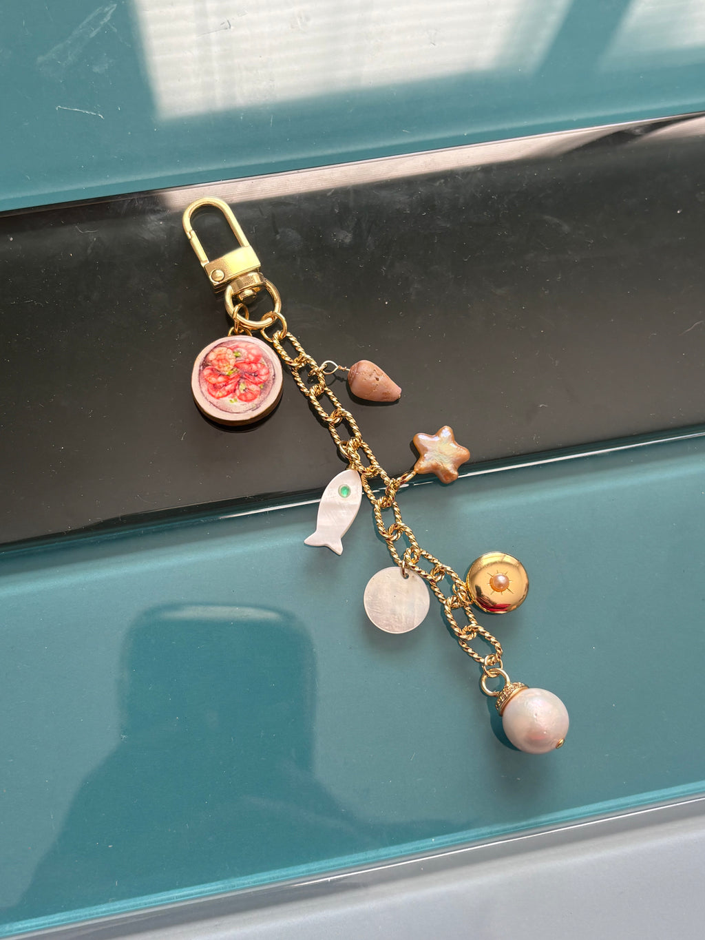 tipsy tail bag charm