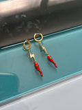 electric eel earrings