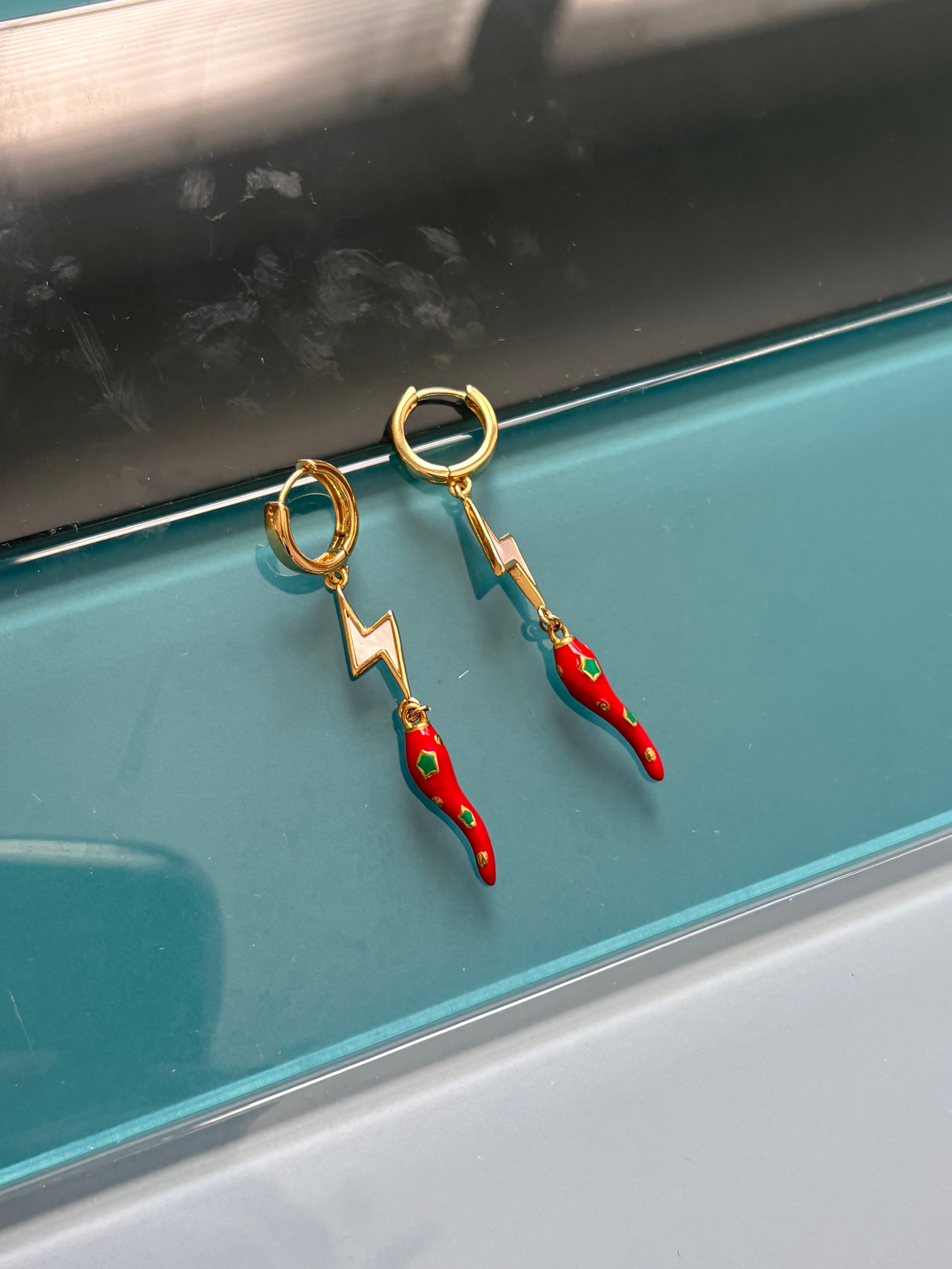 electric eel earrings