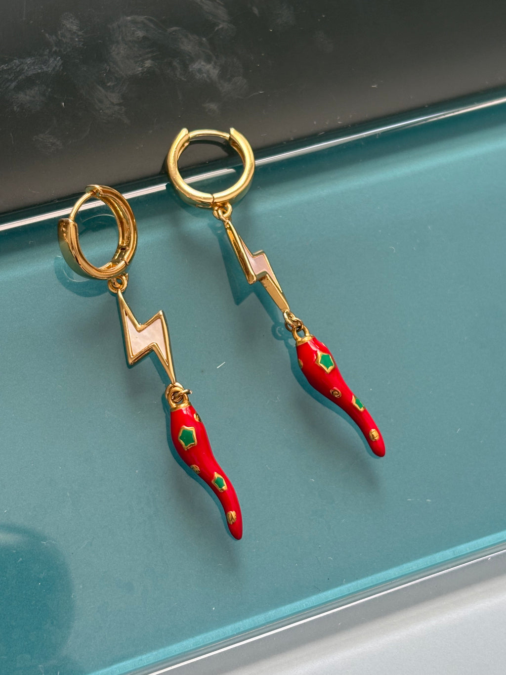 electric eel earrings