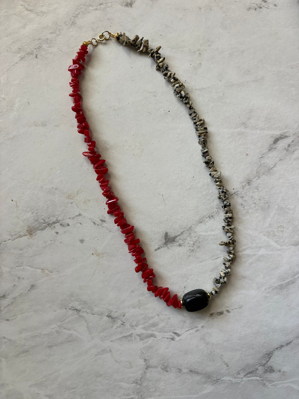 leopard eel necklace