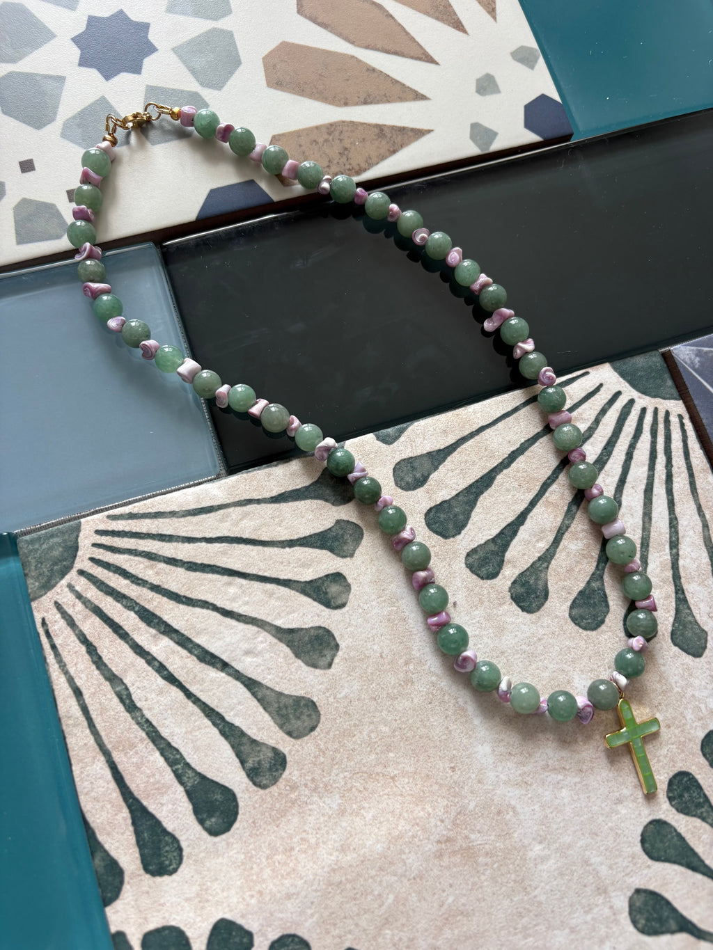 basil gimlet necklace