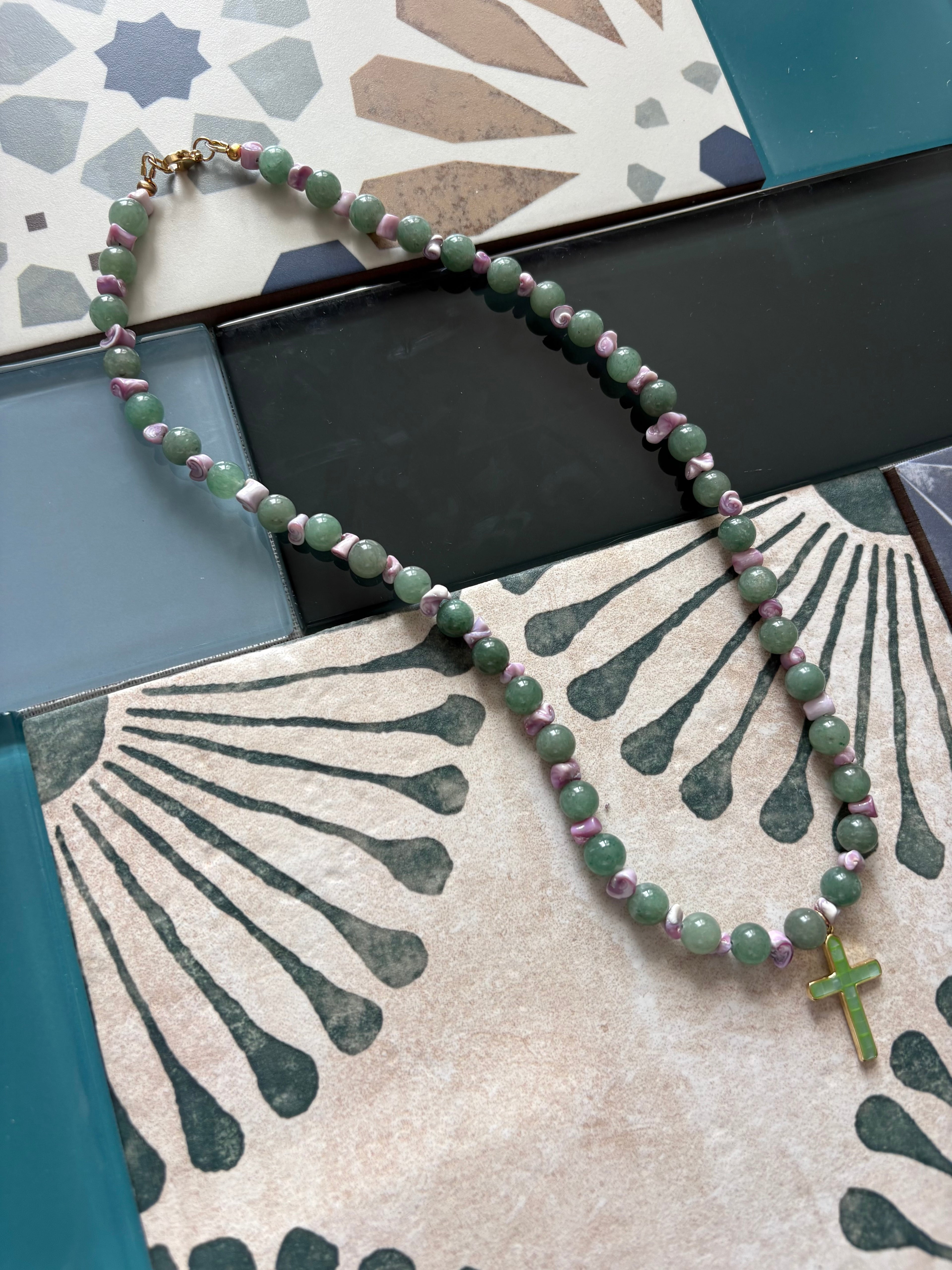 basil gimlet necklace