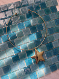 gold starfish choker