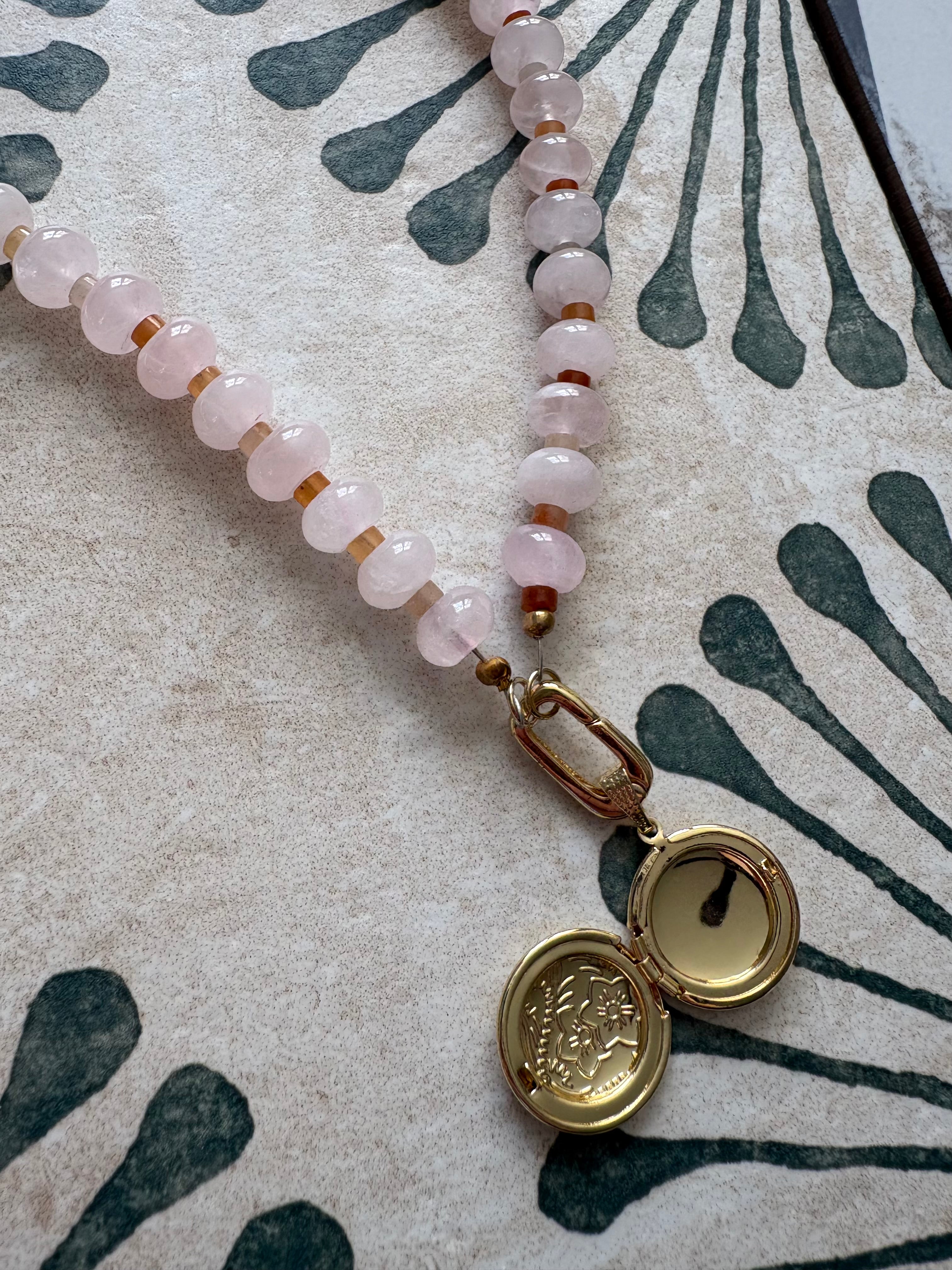 mermaids compass necklace