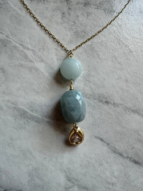 aquamarine necklace