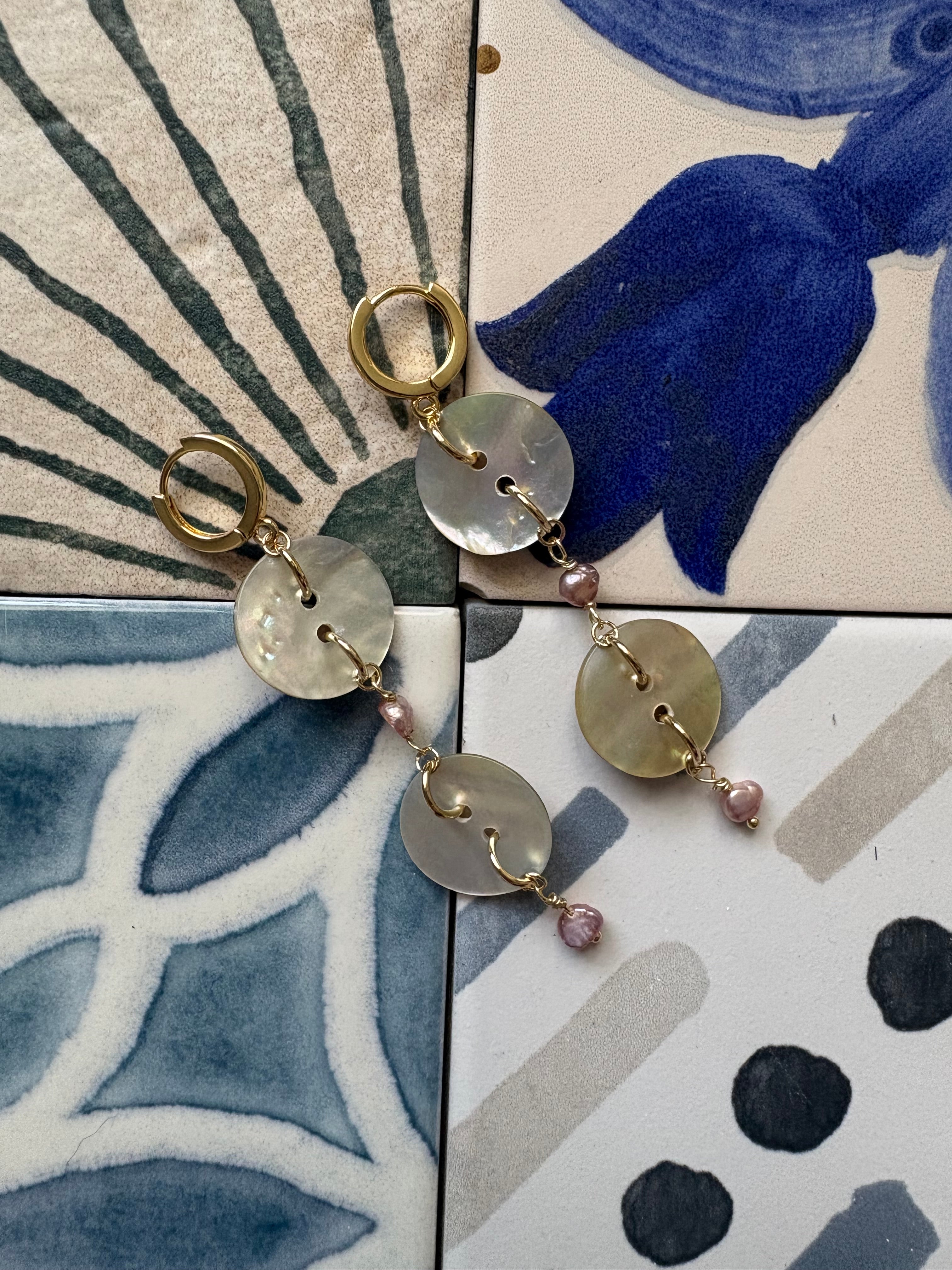 el playa rosa earrings