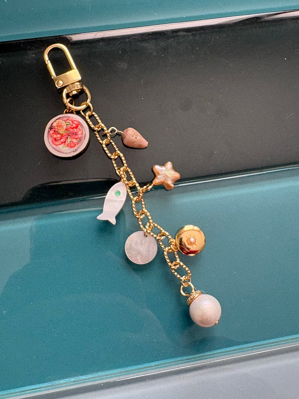 tipsy tail bag charm