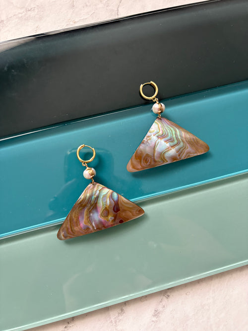 bermuda triangle earrings