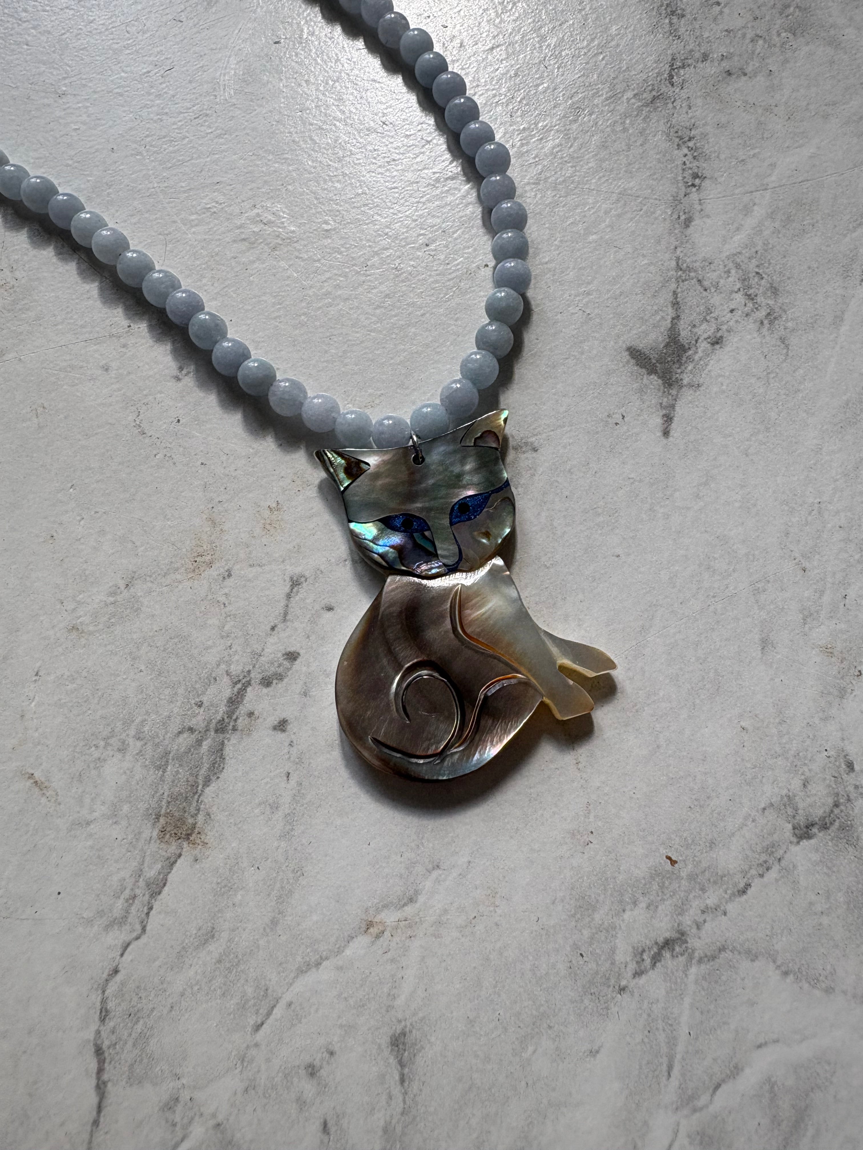 salty cat necklace
