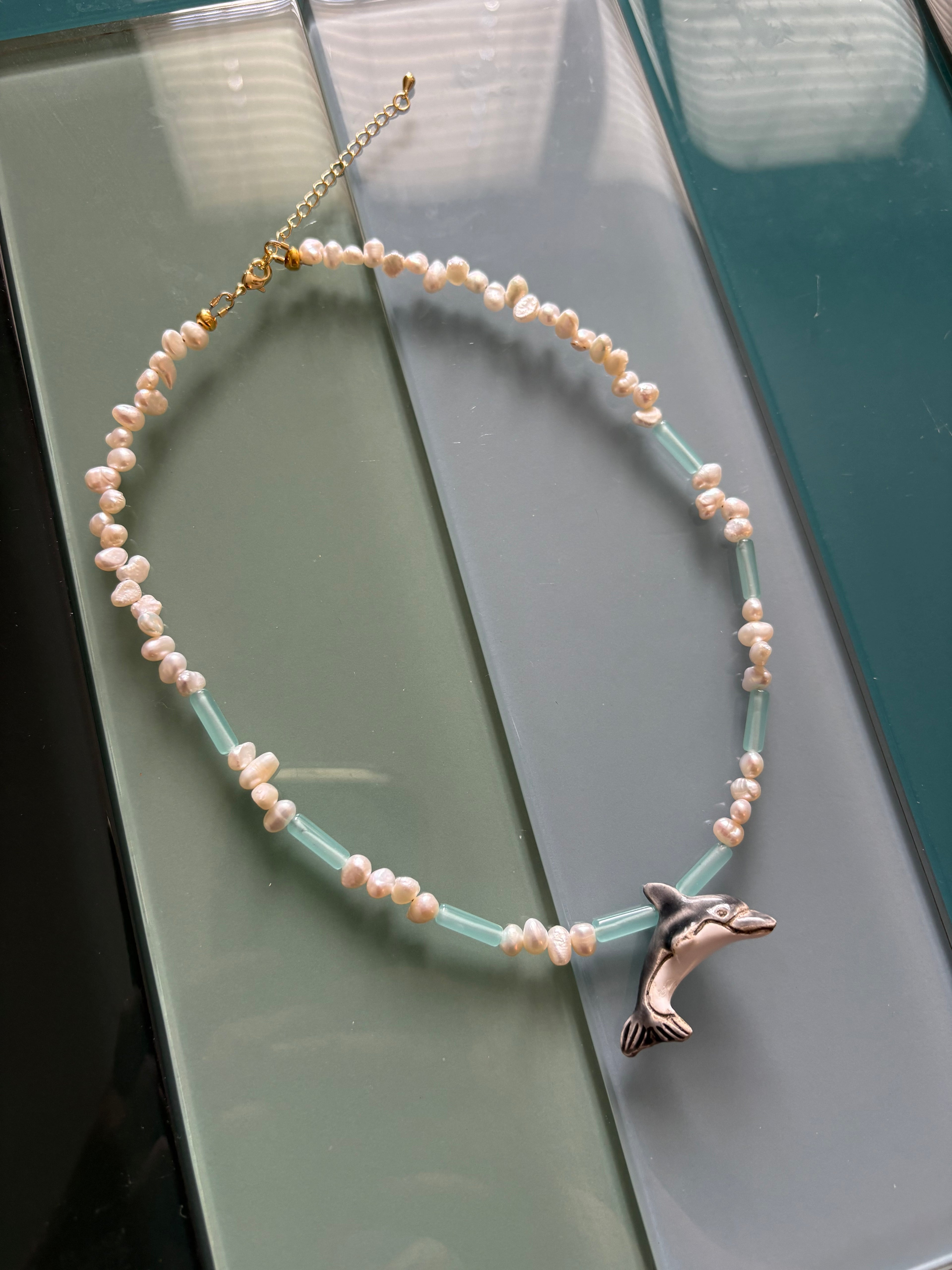 coastline wave necklace