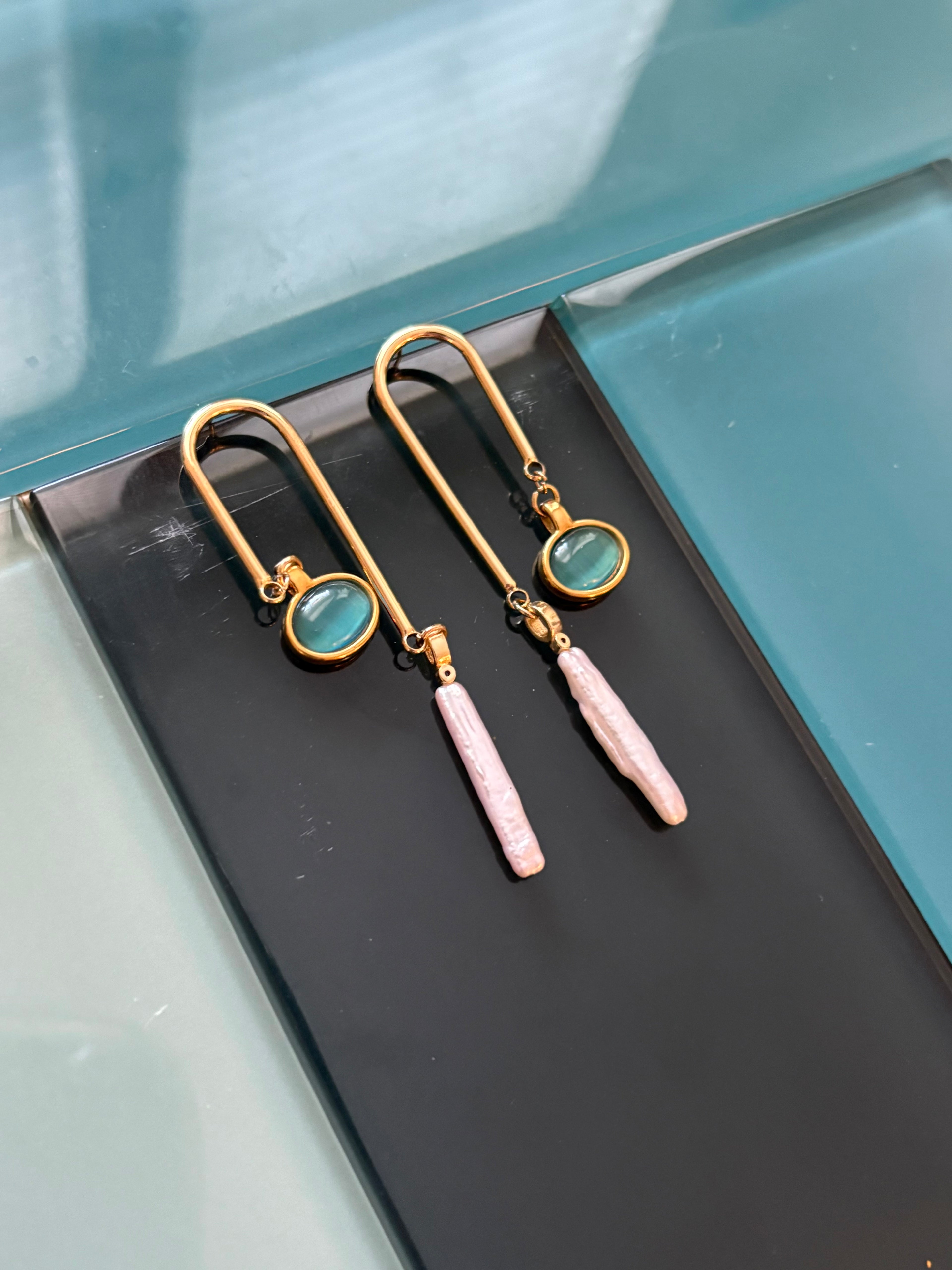 mermaid tail earrings