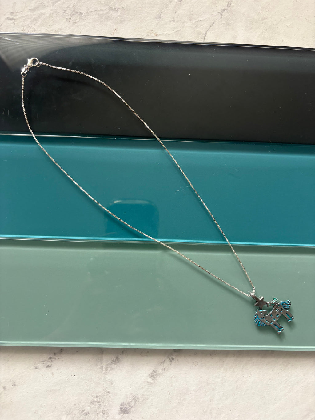 moonlight mustang necklace