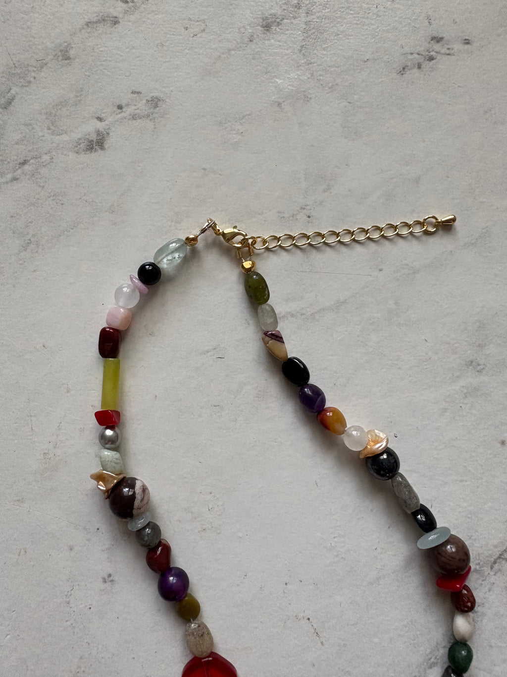 old fashioned fossil necklace
