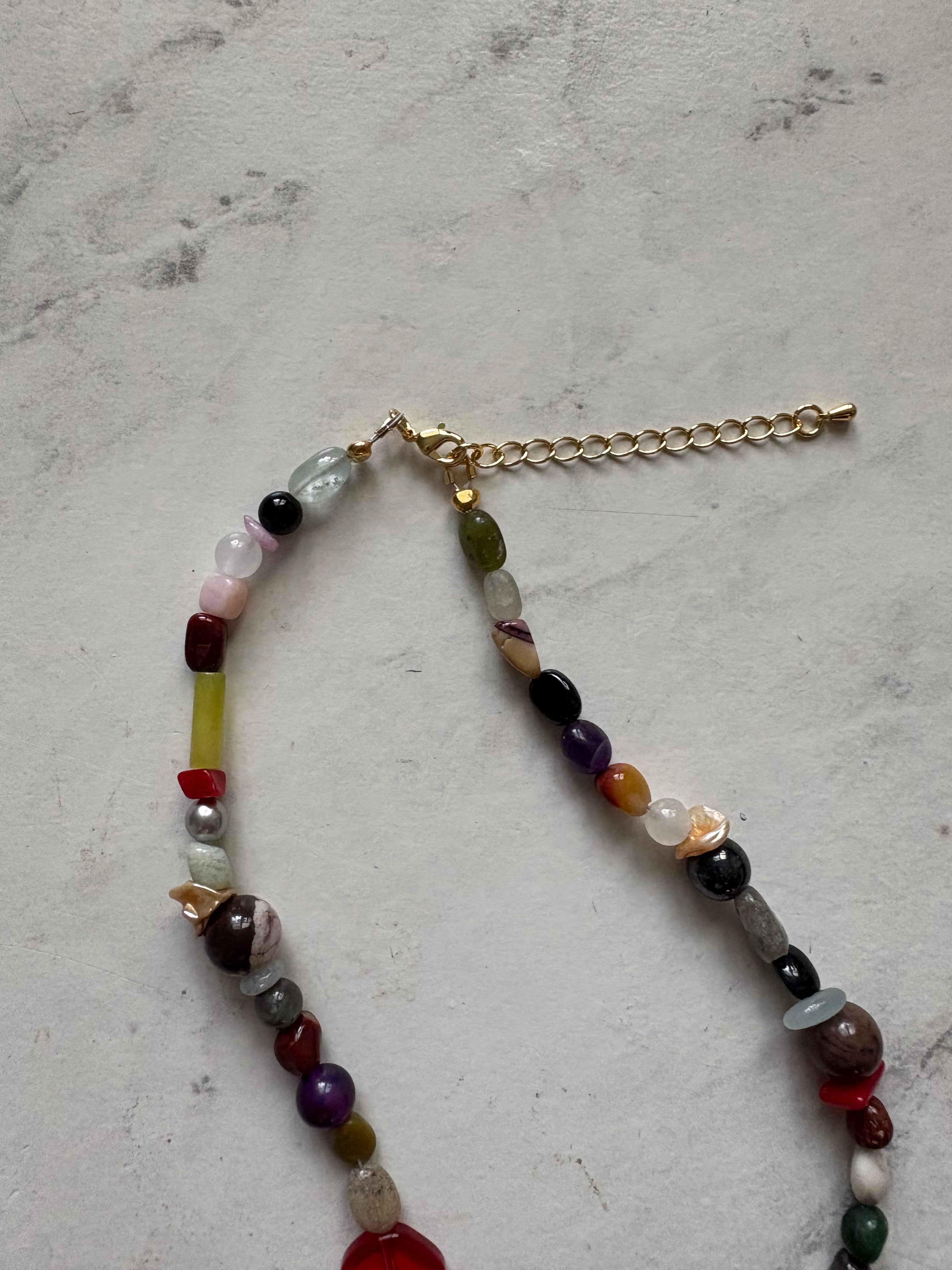 old fashioned fossil necklace