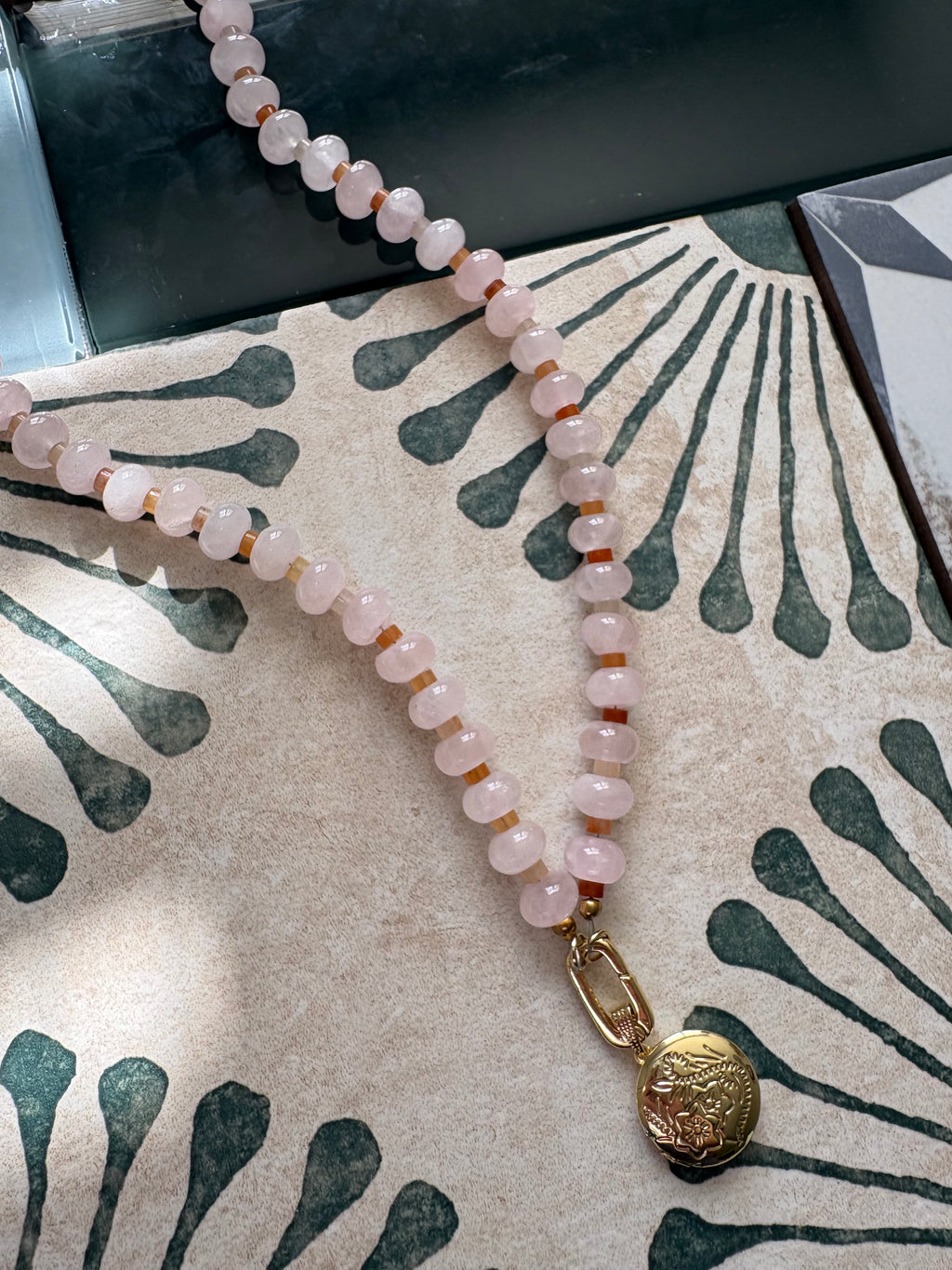 mermaids compass necklace