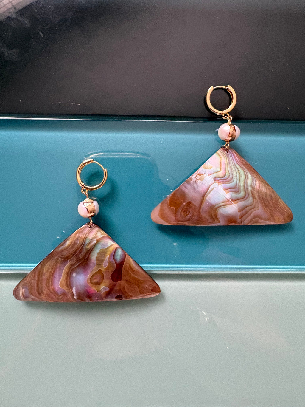 bermuda triangle earrings
