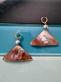 bermuda triangle earrings
