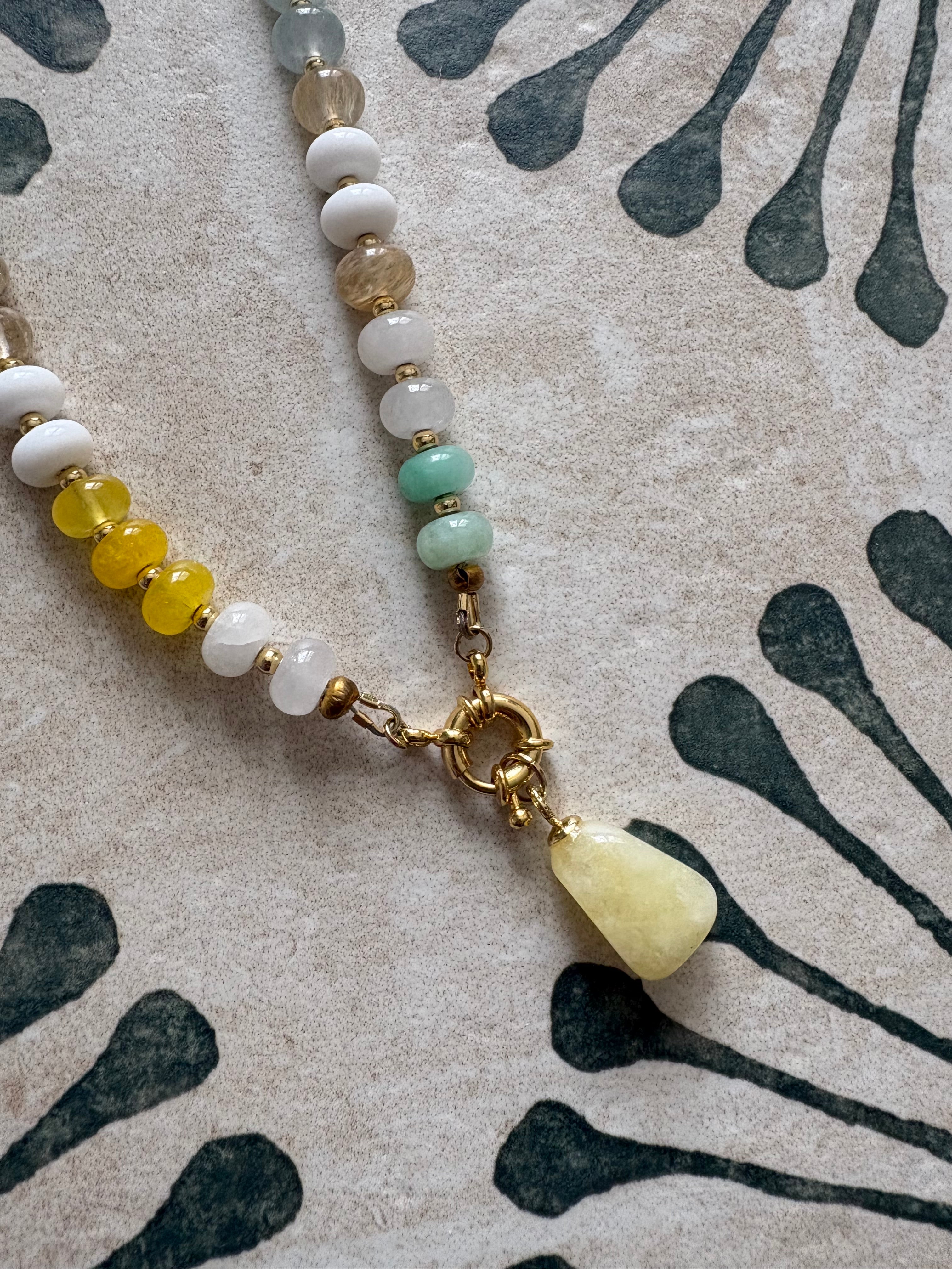 lemon drop necklace
