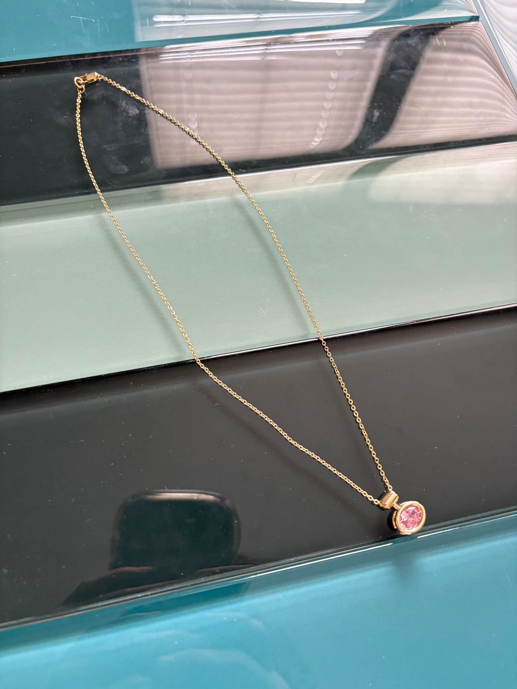pink sand necklace