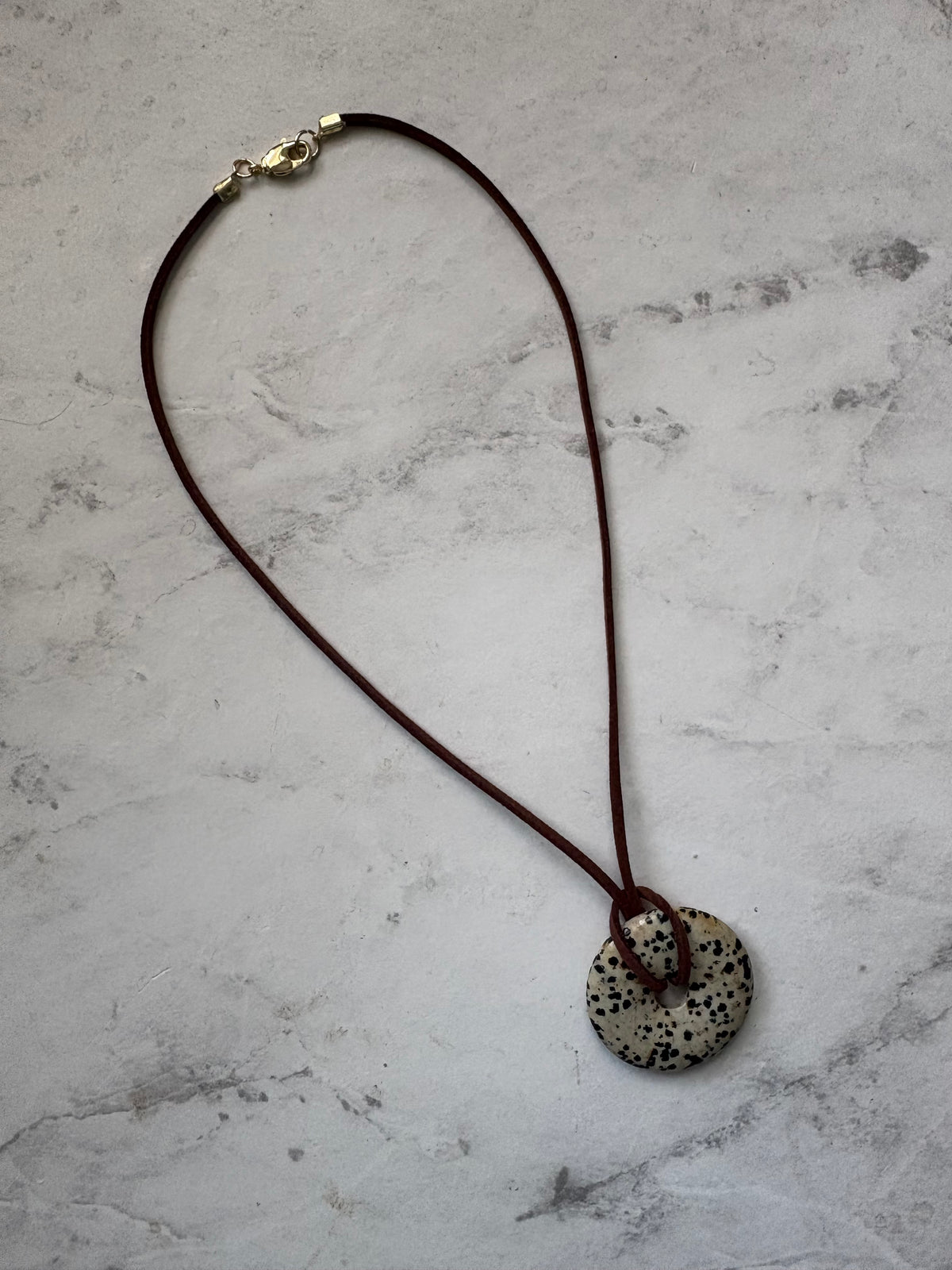 speckled sand necklace