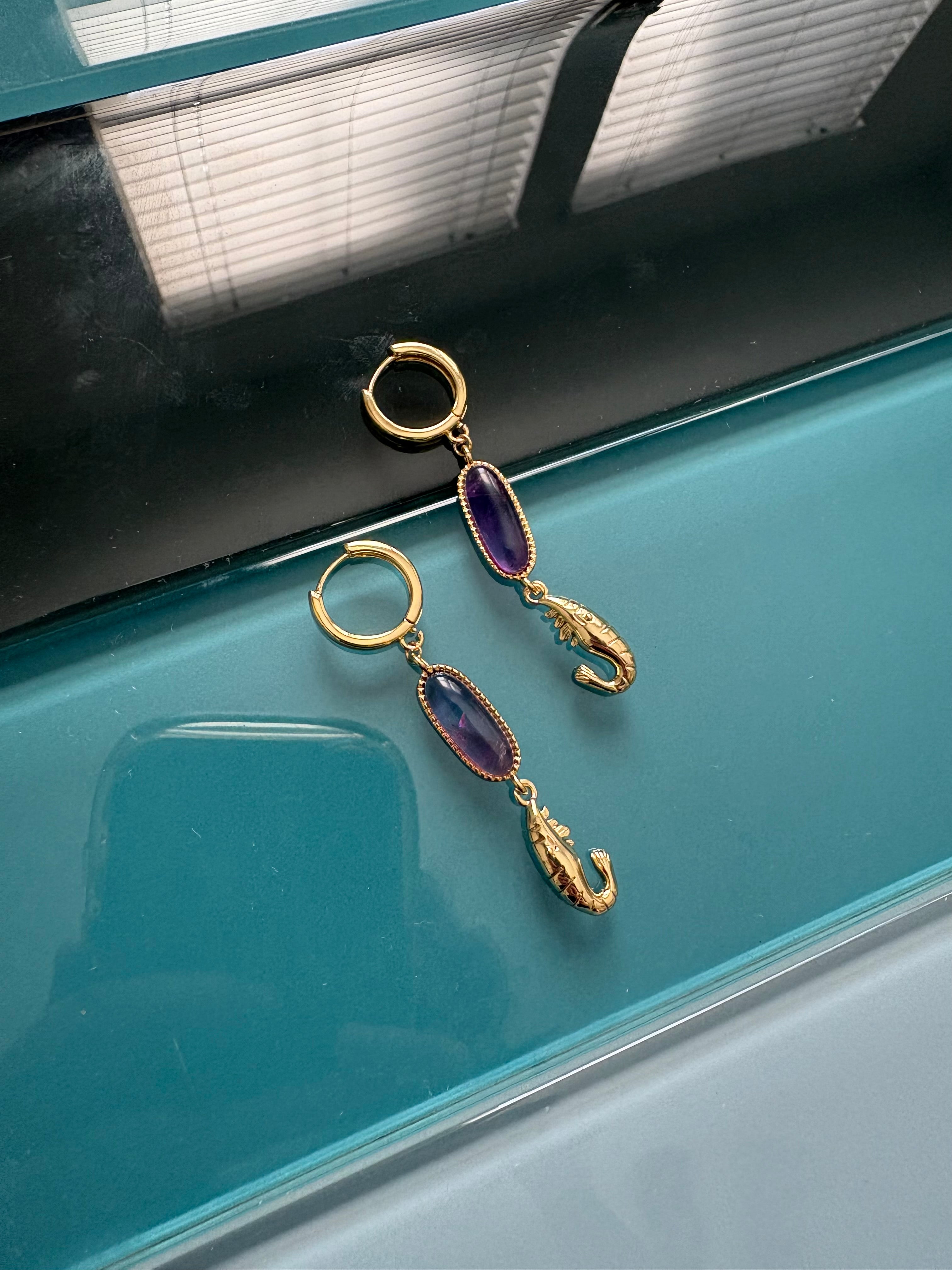 empress gin and tonic earrings