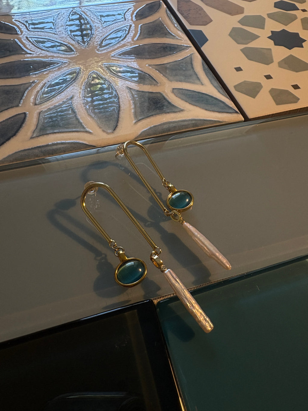 mermaid tail earrings