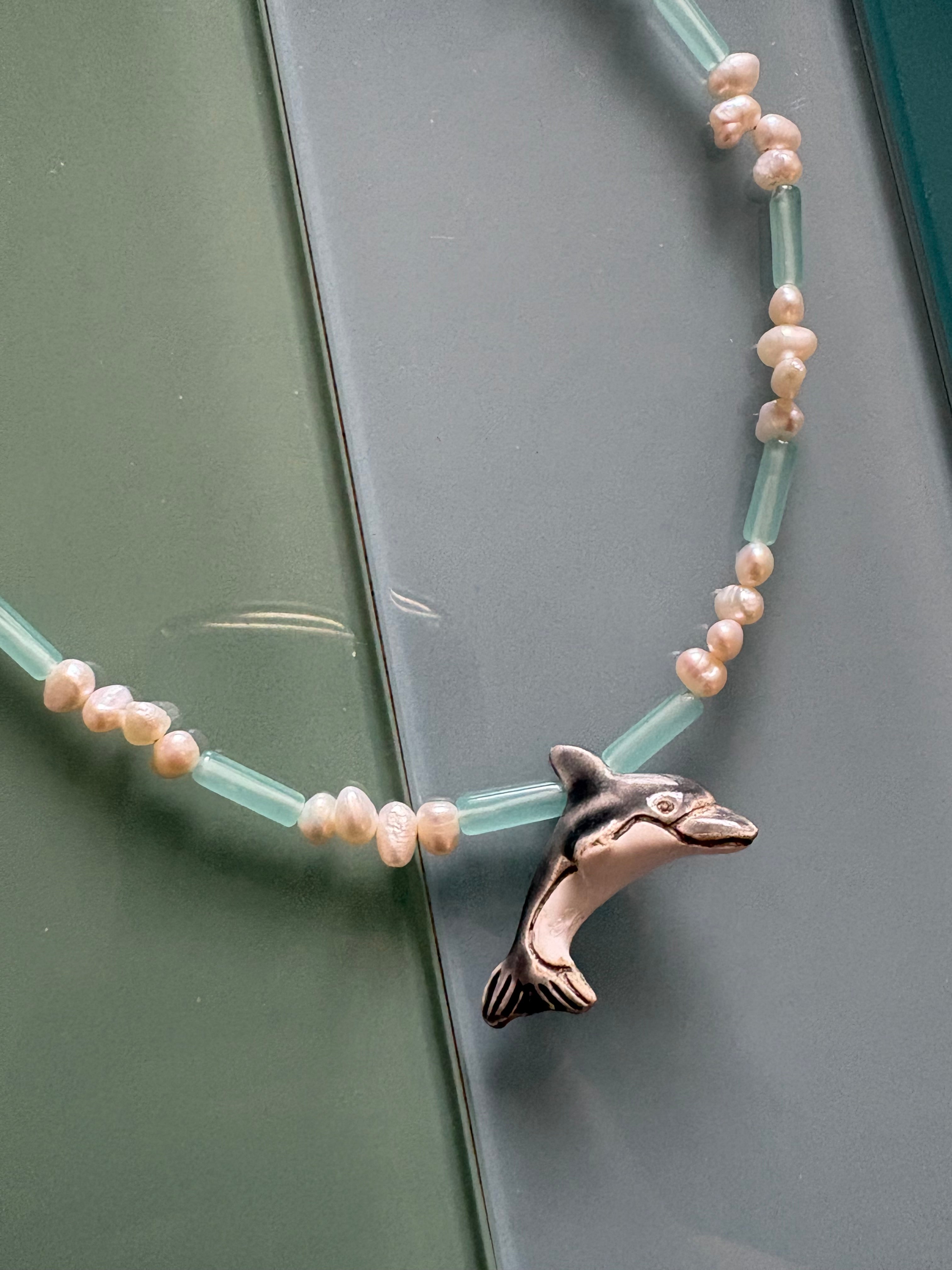 coastline wave necklace