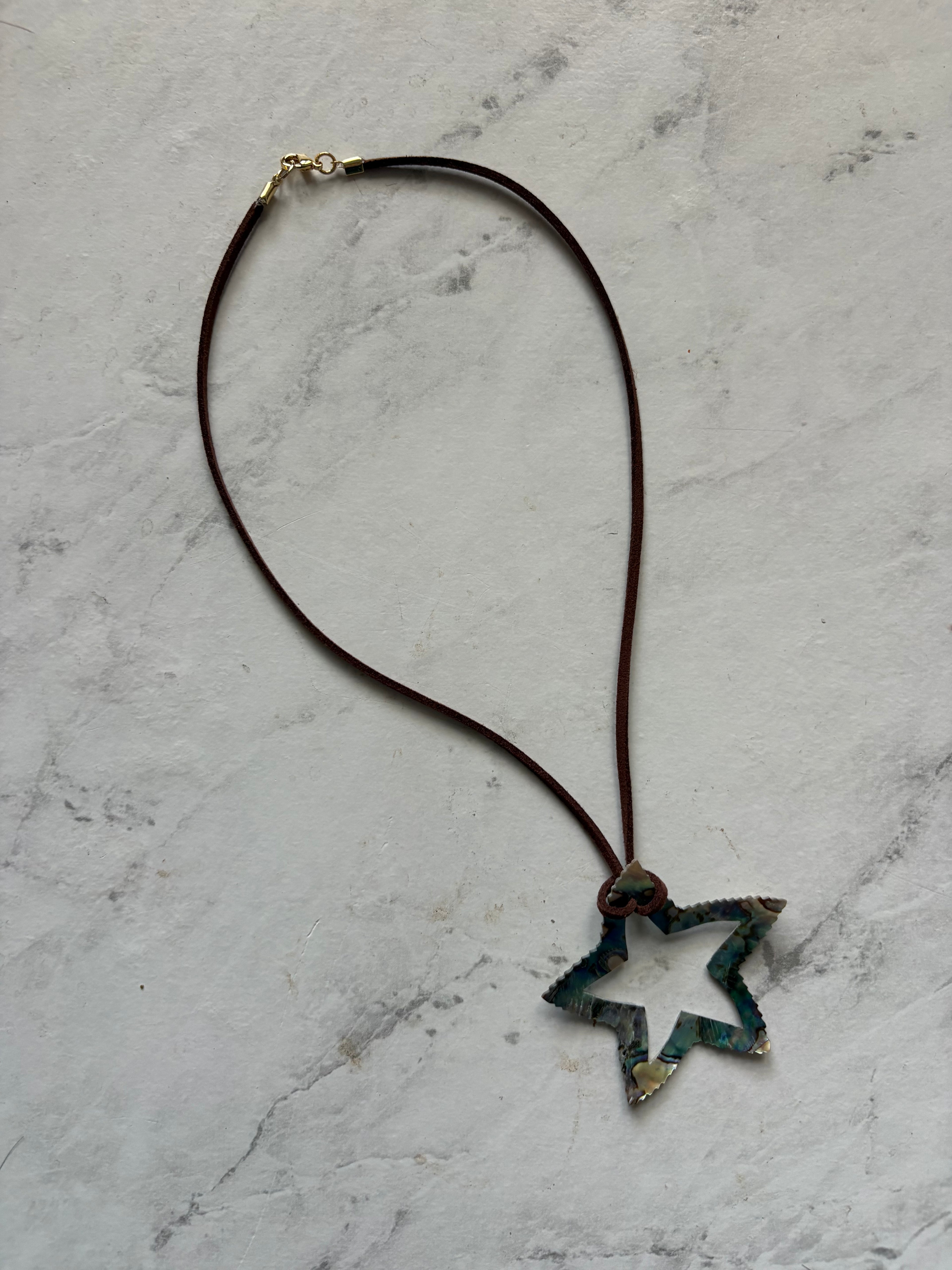 cosmic abalone necklace