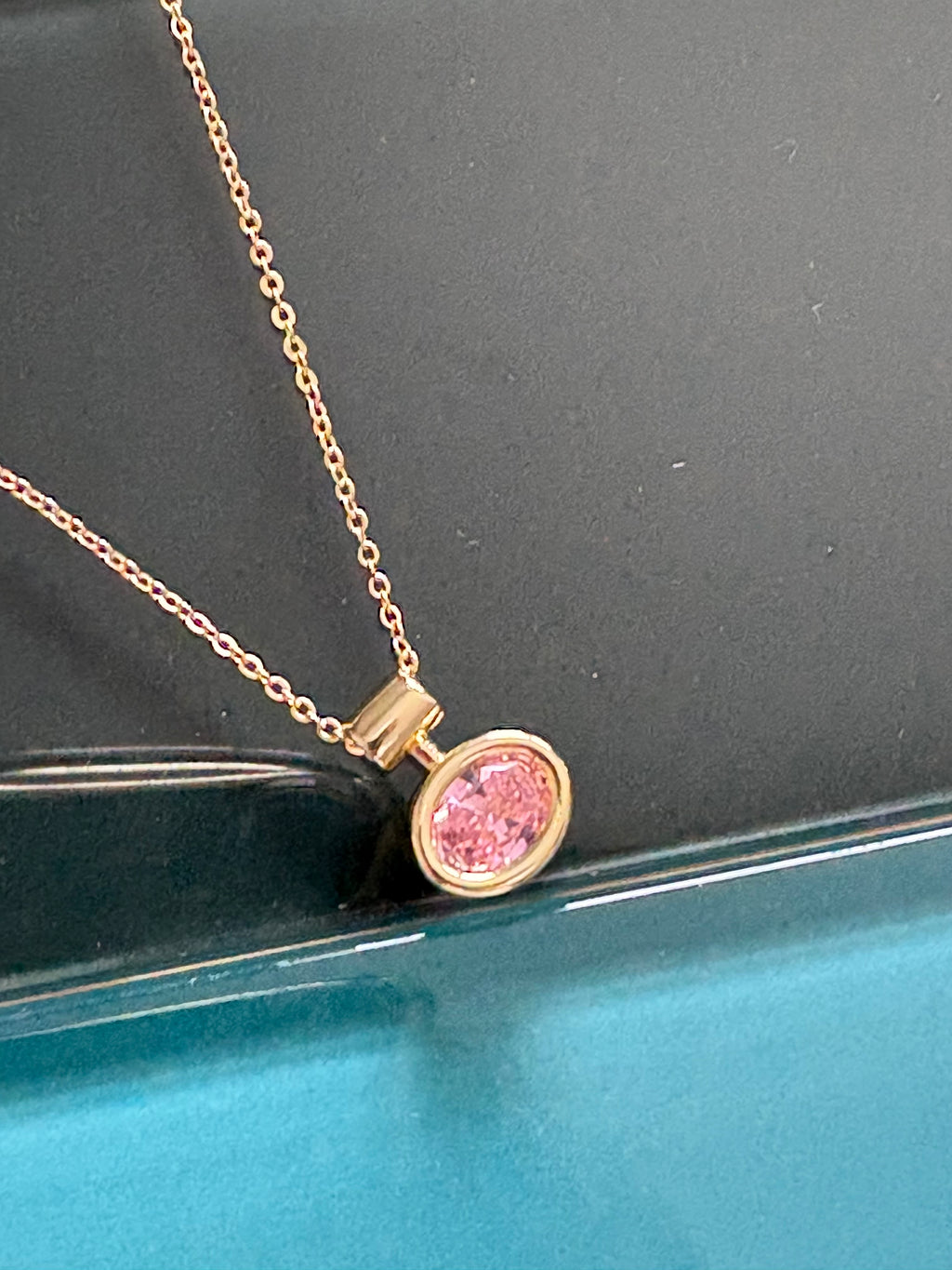 pink sand necklace