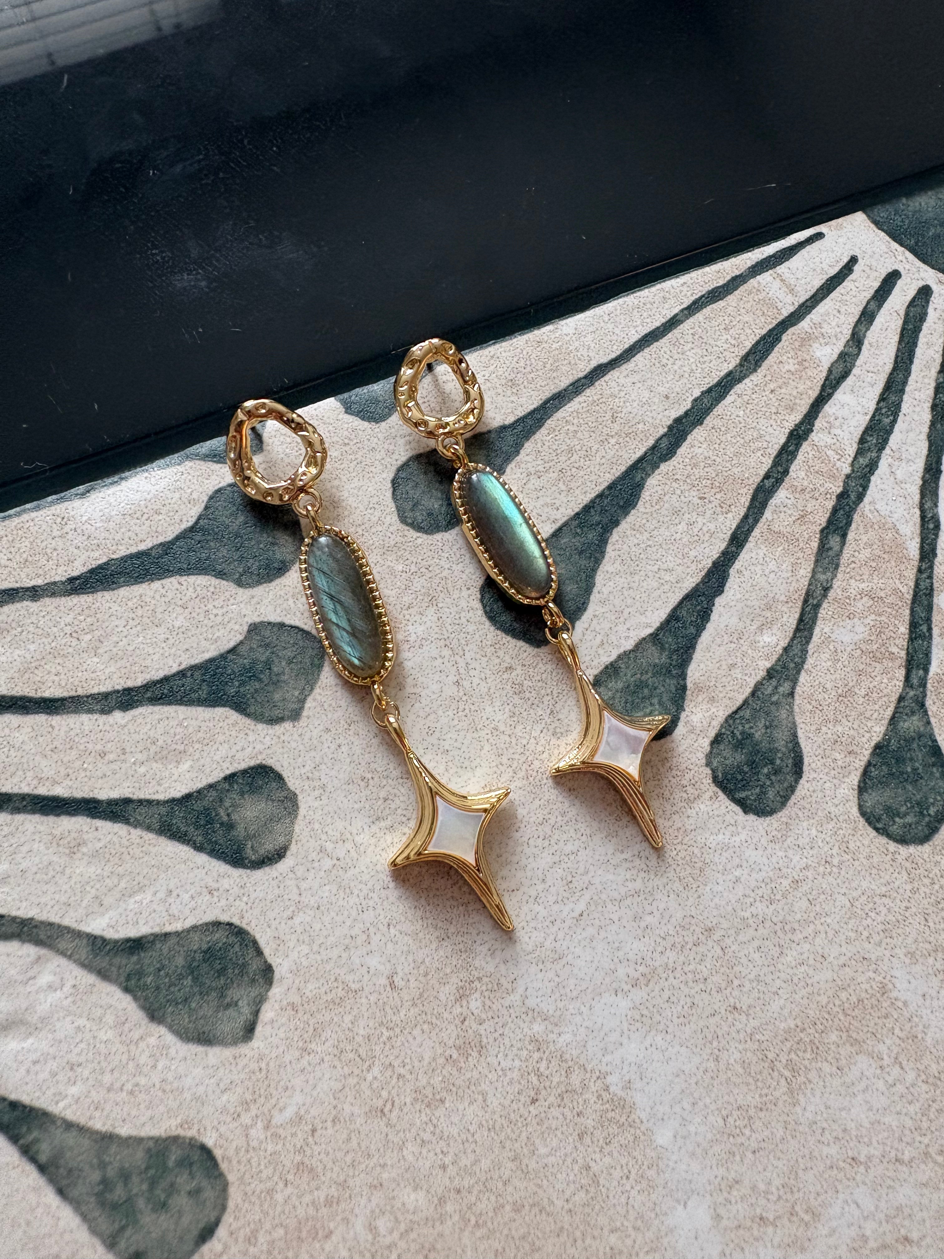 absinthe fairy earrings