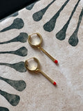 beach bonfire earrings