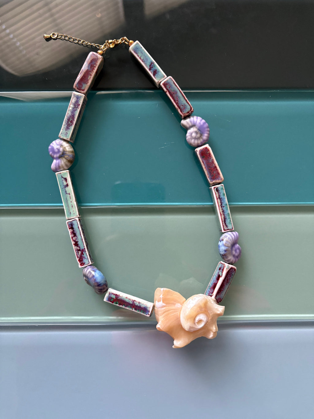 mermaid conch necklace