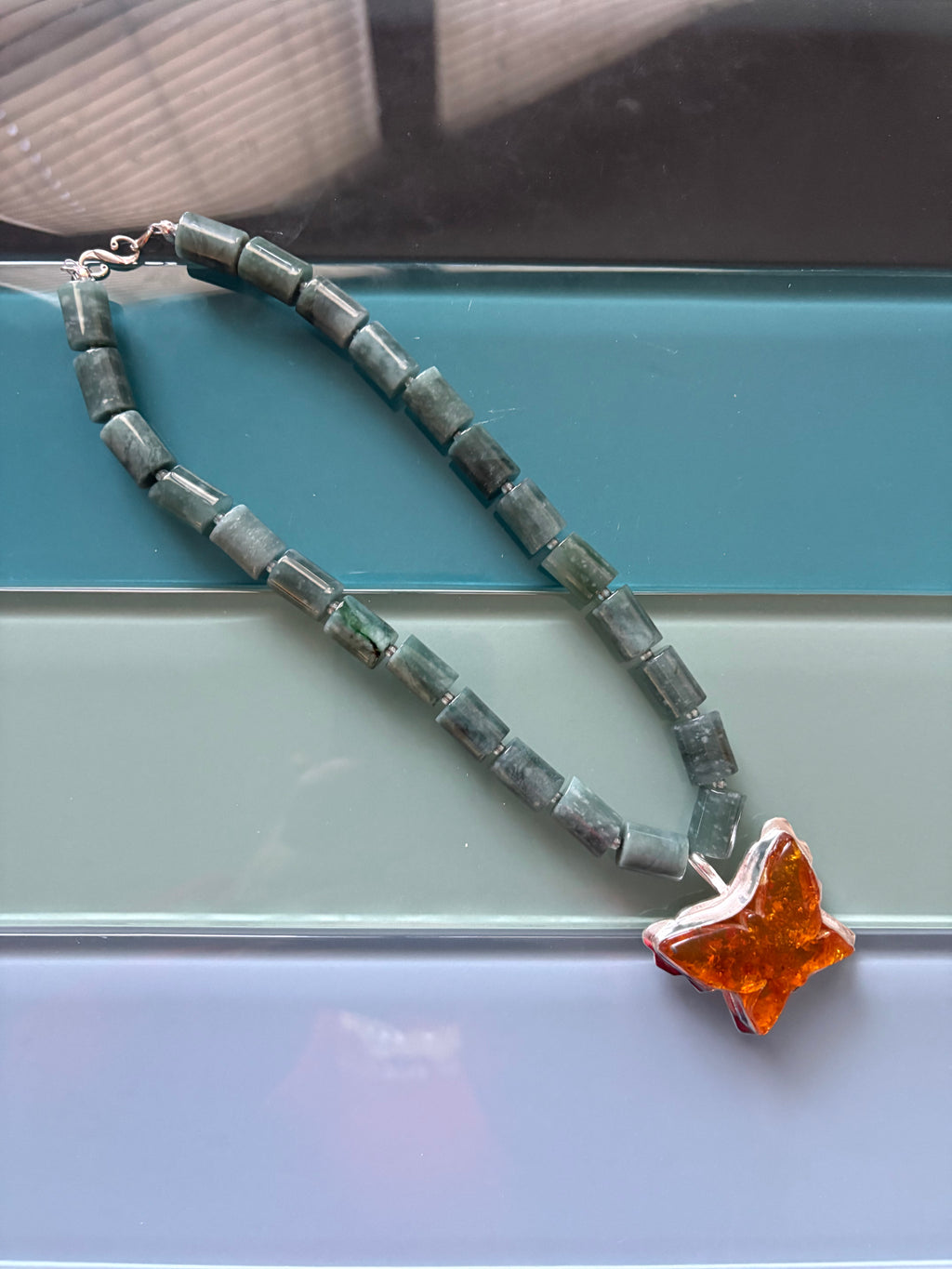 coastal butterfly necklace
