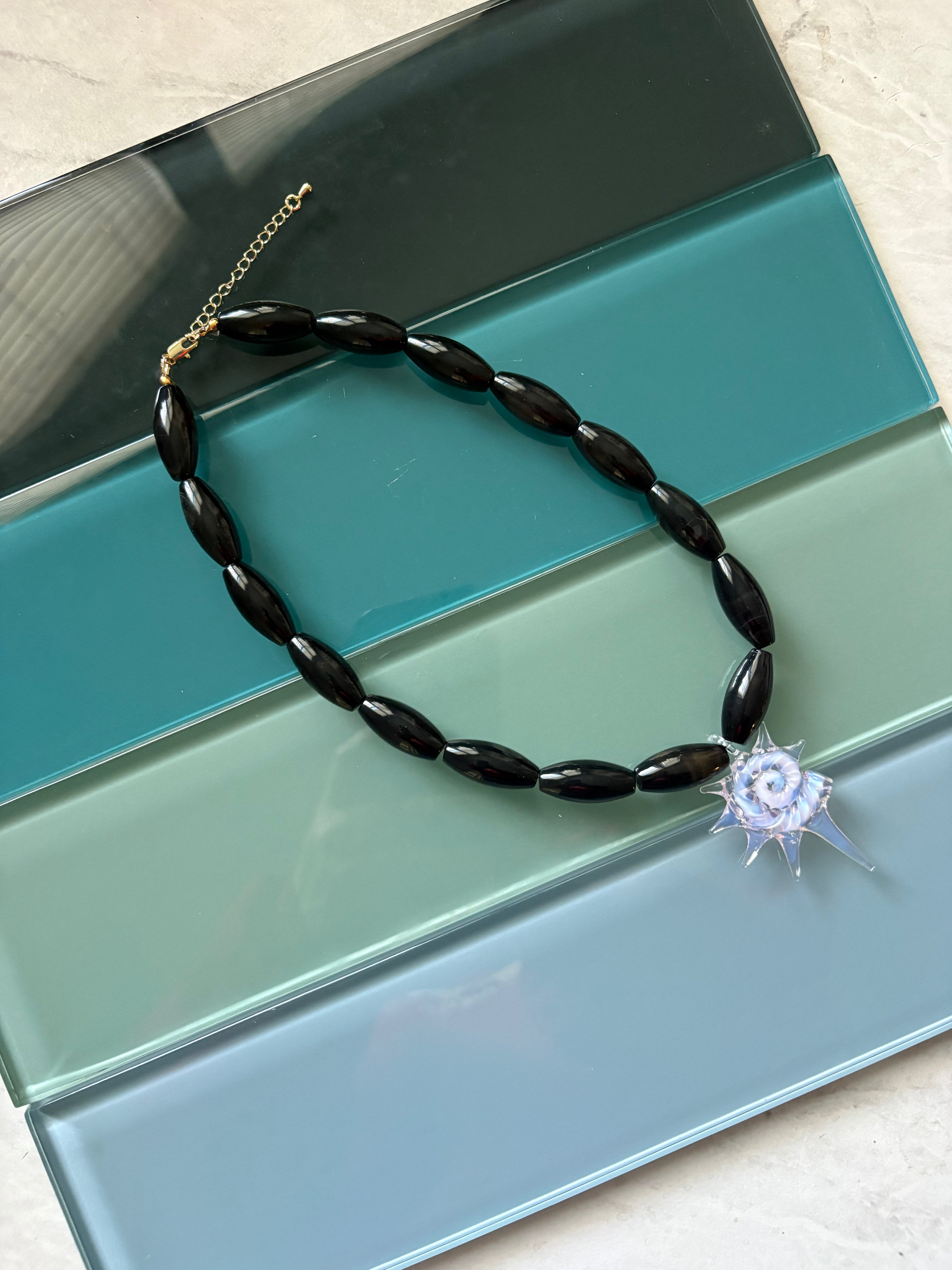 sea urchin necklace