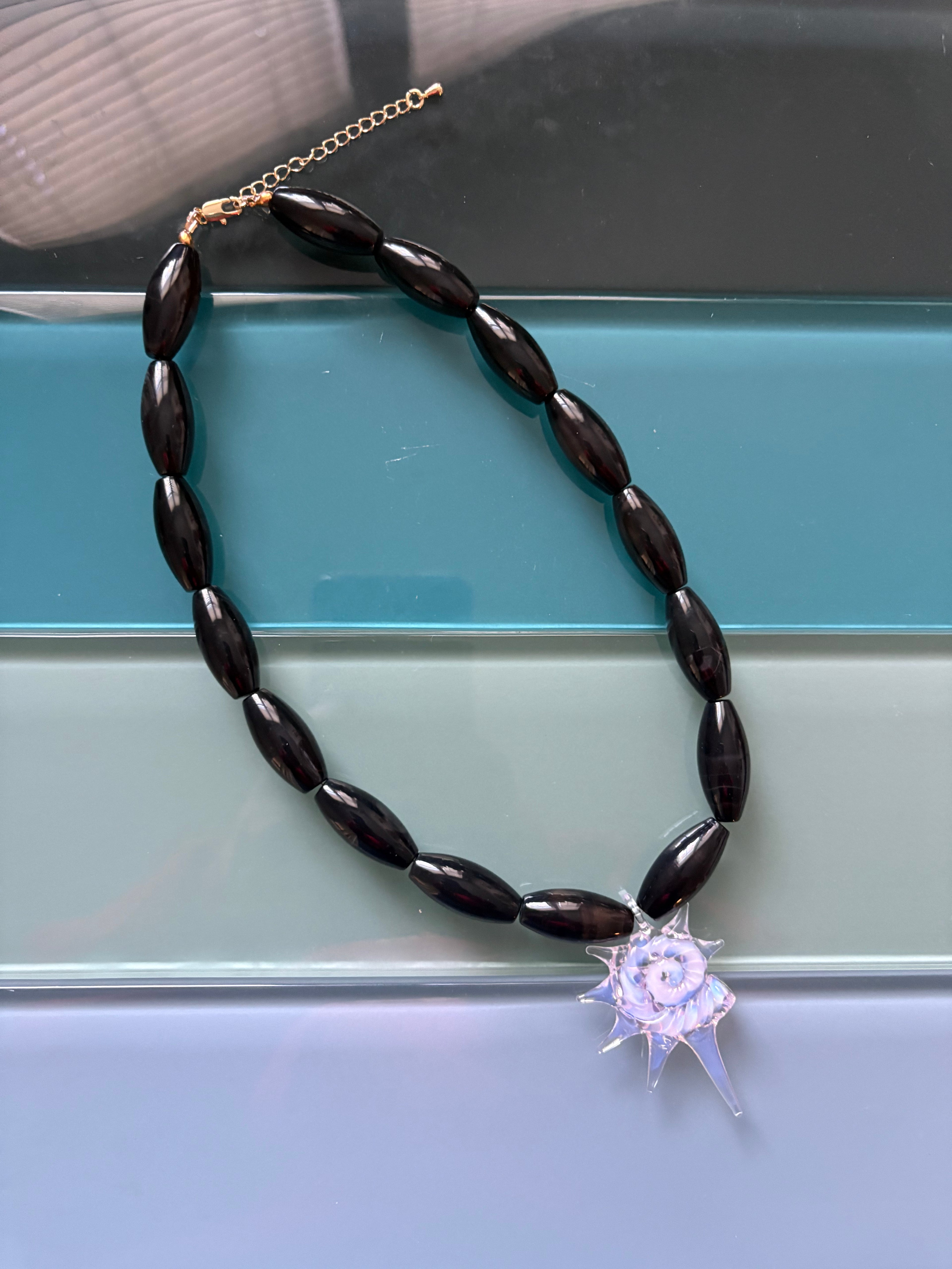 sea urchin necklace