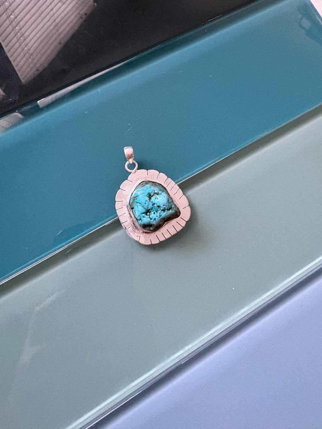 .925 turquoise pendant